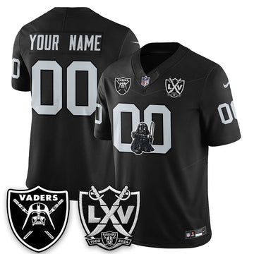 Las Vegas Raiders x Dark Lord Edition Vapor Custom Jersey - Stitched-Cuztomshoes