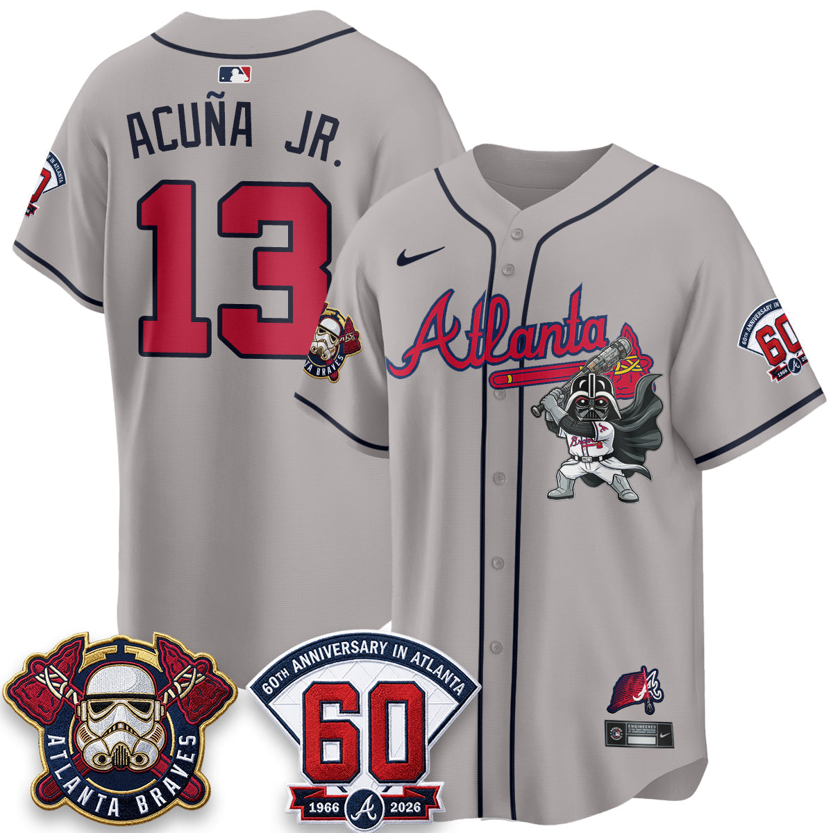 Atlanta Braves x SW Vapor Limited Jersey - Stitched