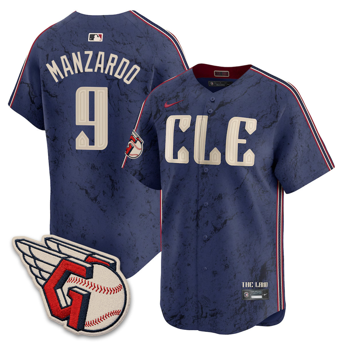 Cleveland Guardians 2026 Black Out Style Limited Vapor Jersey - Stitched