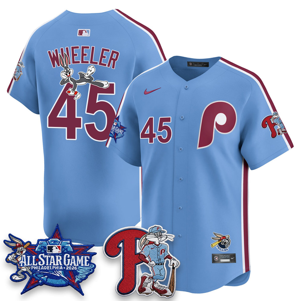 Philadelphia Phillies x Bunny Vapor Premier Limited Jersey - Stitched