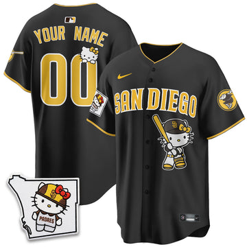 San Diego Padres x Meow KT Vapor Limited Custom Jersey - Stitched V2