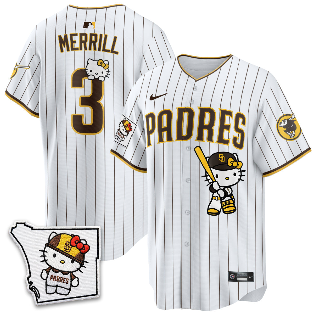 San Diego Padres x Meow KT Vapor Limited Jersey - Stitched V2
