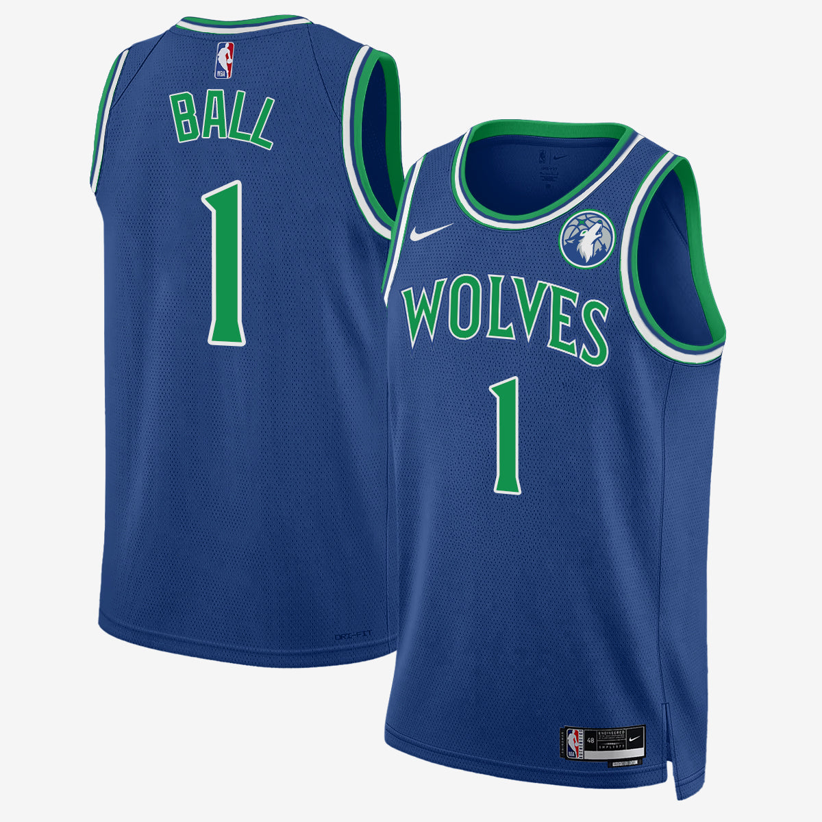 Minnesota Twins #1 of Minnesota LaMelo Ball Jersey - Stitched-Cuztomshoes