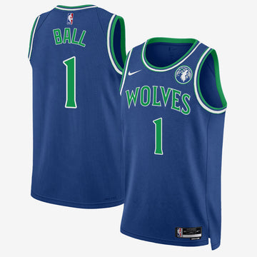 Minnesota Twins #1 of Minnesota LaMelo Ball Jersey - Stitched-Cuztomshoes