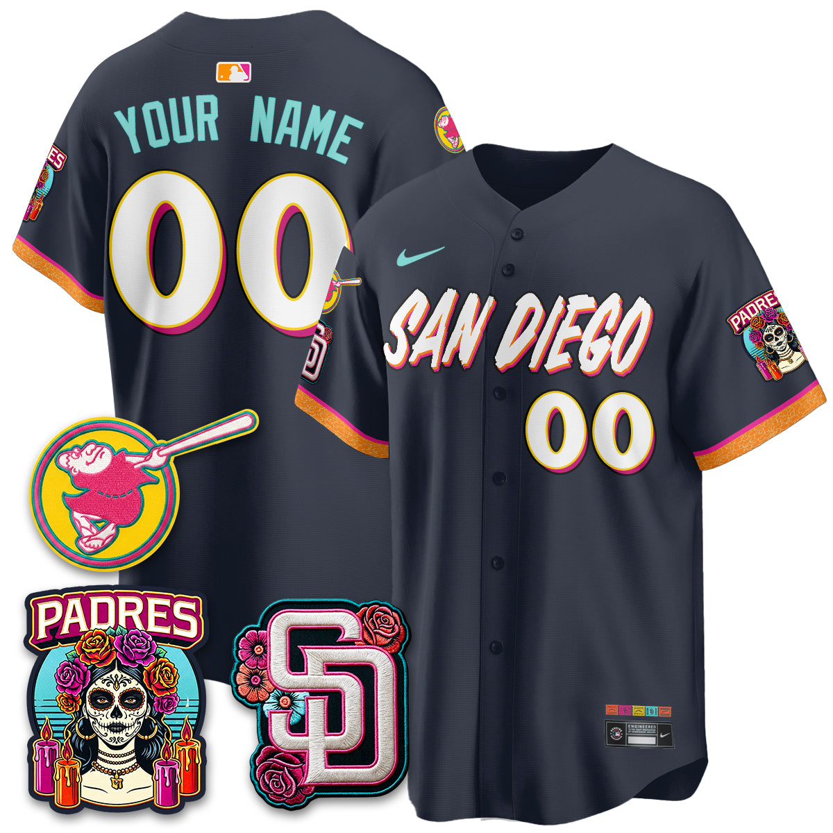 San Diego Padres 2026 City Connect Vapor Premier Limited Custom Jersey - Stitched V2