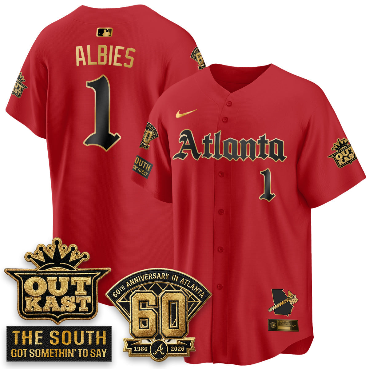 Atlanta Braves 2026 Gothic Edition Vapor Limited Jersey - Stitched