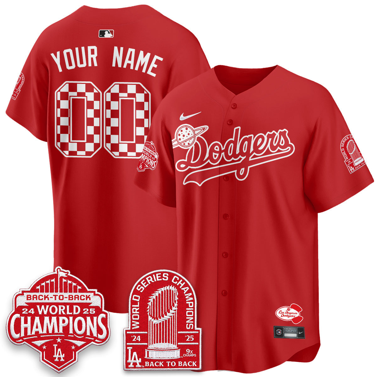 Los Angeles Dodgers 2026 Pizza Planet Vapor Limited Custom Jersey - Stitched-Cuztomshoes