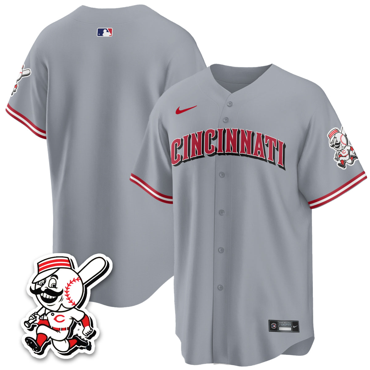 Cincinnati Reds 2026 City Connect Limited Vapor Jersey - Stitched