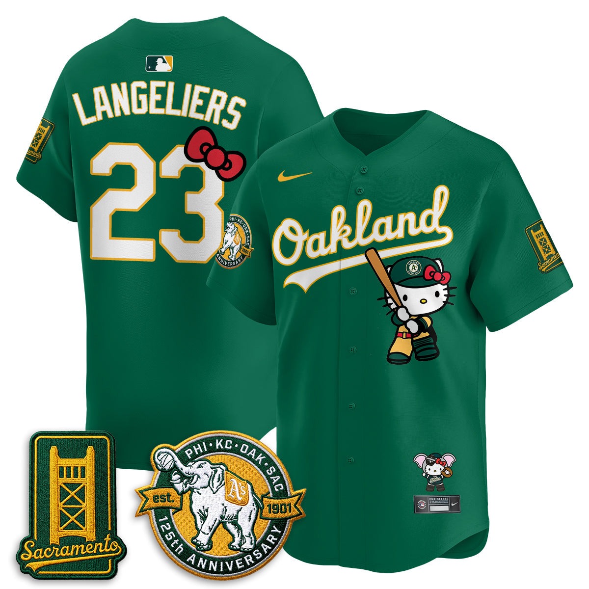 Athletics x Meow KT 2026 Vapor Limited Jersey - Stitched