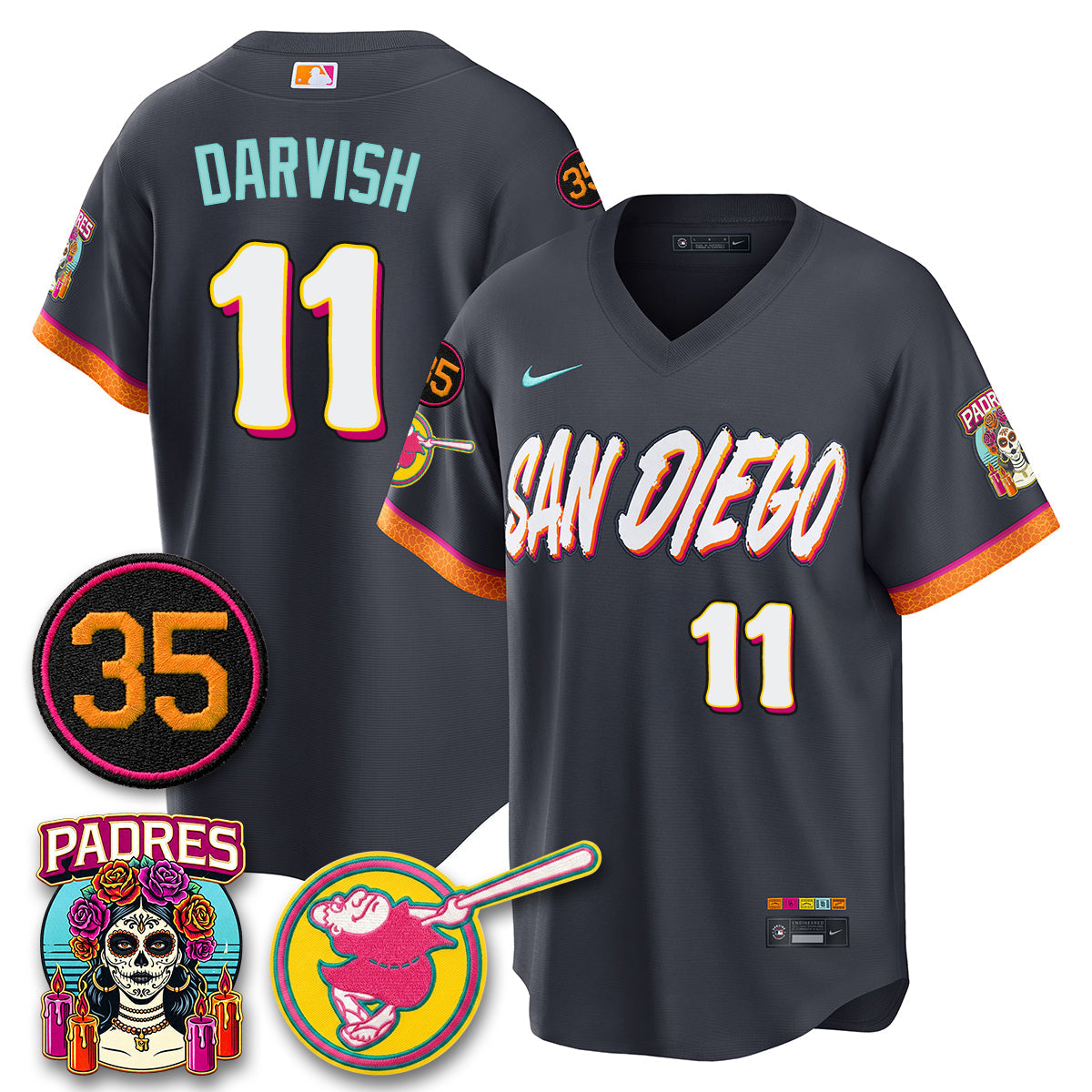 San Diego Padres 2026 City Connect Vapor Limited Jersey - Stitched V3