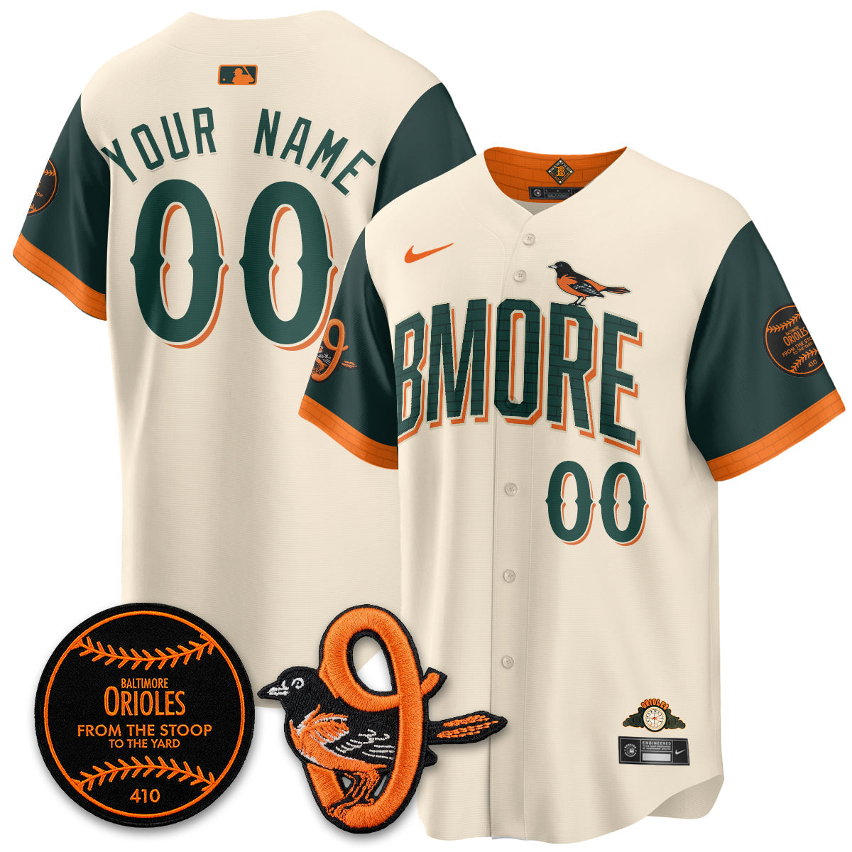Baltimore Orioles 2026 City Connect Vapor Premier Limited Custom Jersey - Stitched-Cuztomshoes