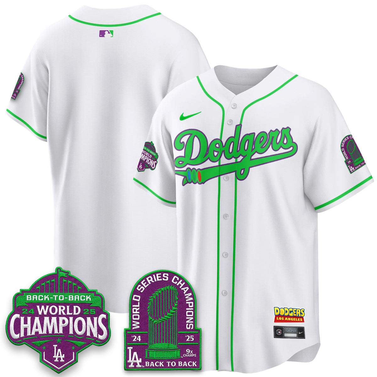 Los Angeles Dodgers 2026 Space Ranger Vapor Limited Jersey - Stitched-Cuztomshoes