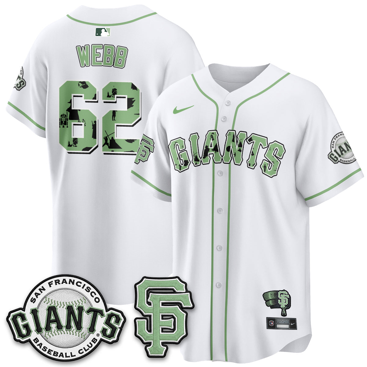 San Francisco Giants 2026 SW Vapor Limited Jersey - Stitched