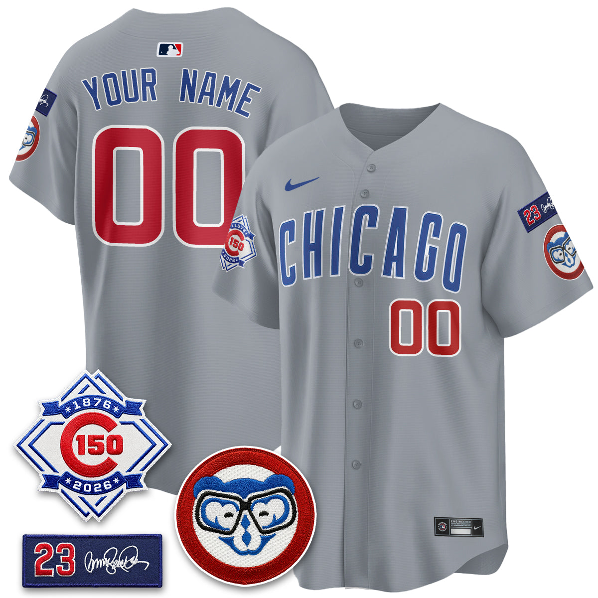 Chicago Cubs 150th Anniversary Holy Cow Vapor Premier Limited Custom Jersey - Stitched