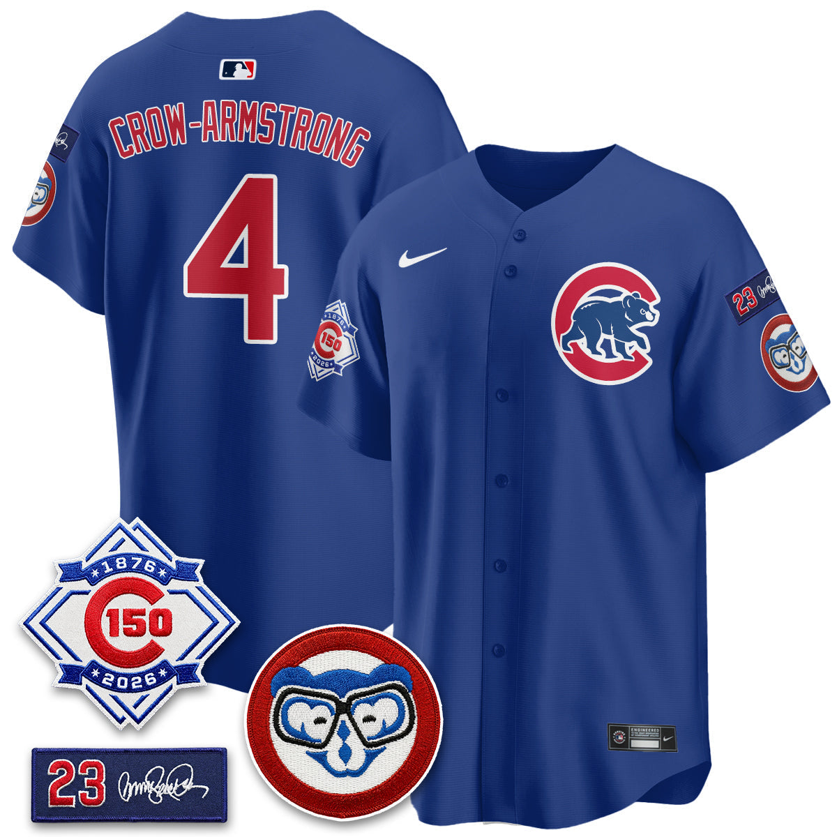 Chicago Cubs 150th Anniversary Holy Cow Vapor Premier Limited Jersey - Stitched