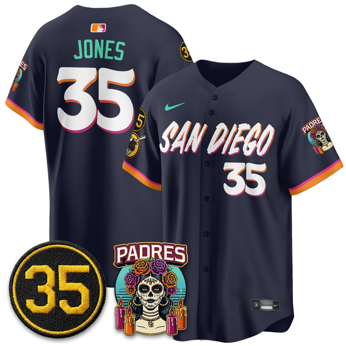 San Diego Padres 2026 City Connect - Remembering Randy Jones Vapor Limited Jersey - Stitched