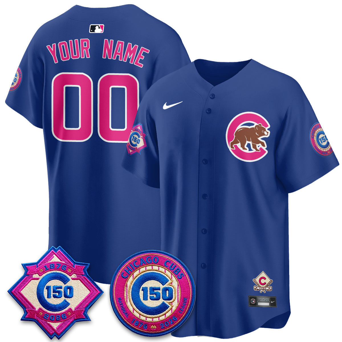Chicago Cubs x "Graduation" Vapor Limited Custom Jersey - Stitched
