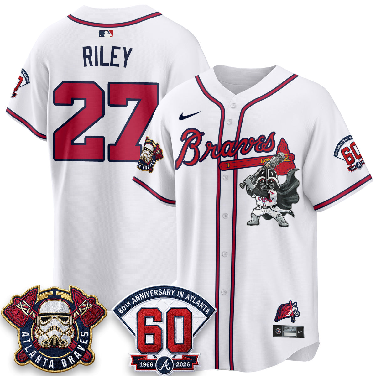 Atlanta Braves x SW Vapor Limited Jersey - Stitched