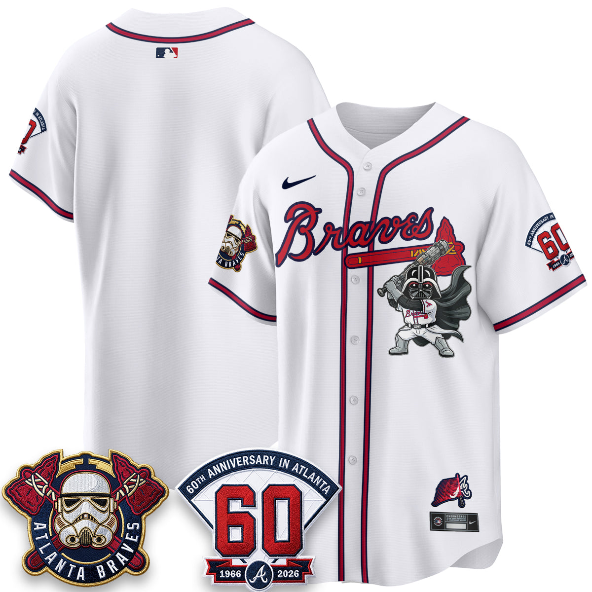 Atlanta Braves x SW Vapor Limited Jersey - Stitched
