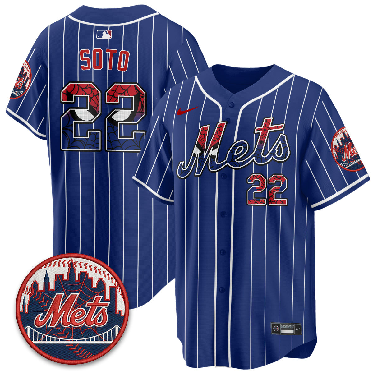 New York Mets x Web-Head Vapor Premier Limited Jersey - Stitched V2