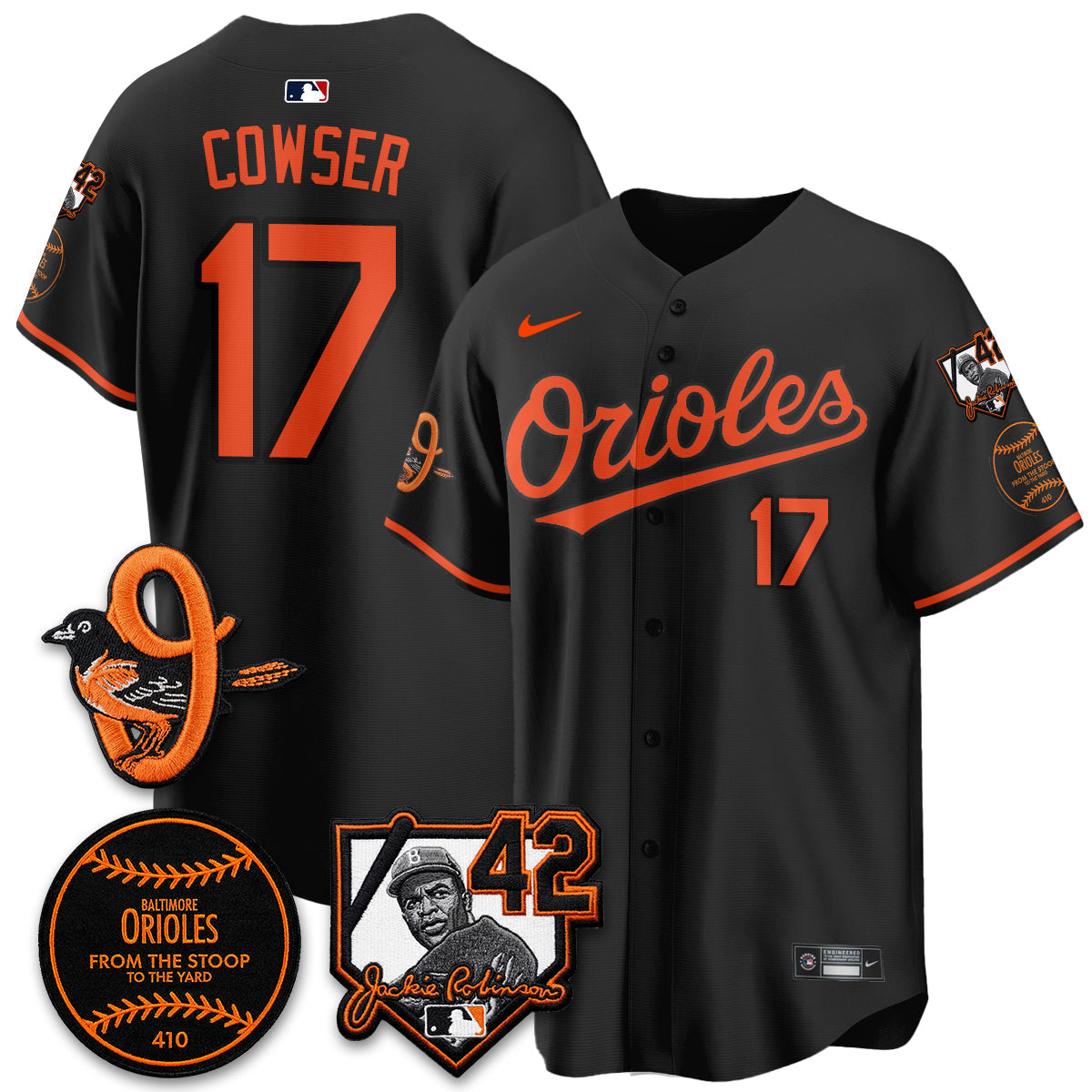 Baltimore Orioles 2026 Jackie Robinson Day Vapor Limited Jersey - Stitched-Cuztomshoes