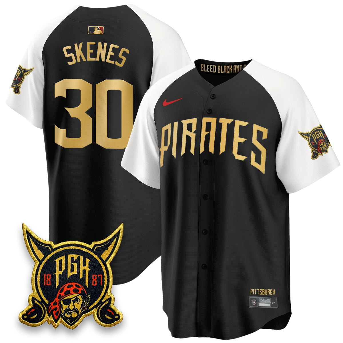 Pittsburgh Pirates 2026 City Connect Vapor Limited Jersey - Stitched