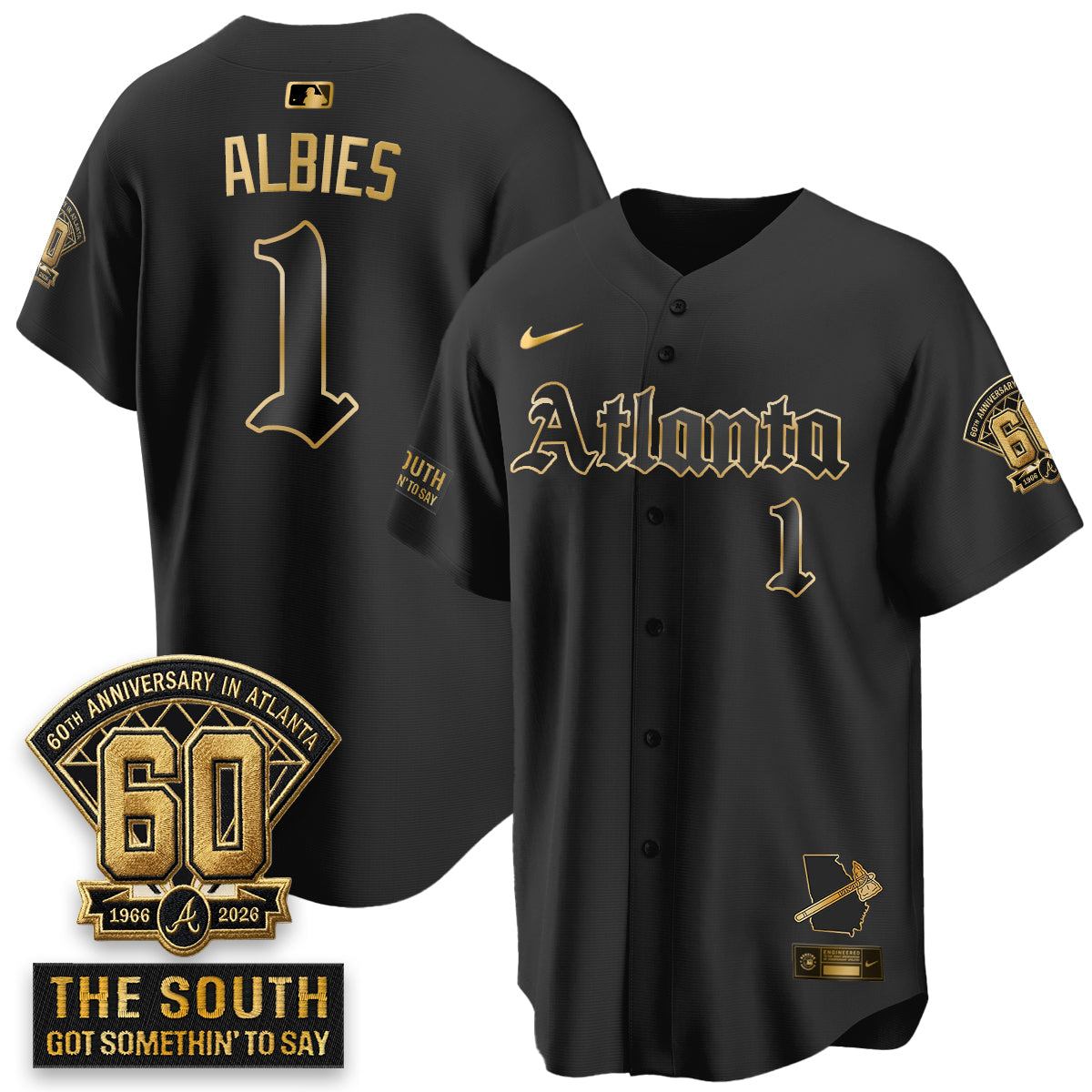 Atlanta Braves 2026 Gothic Edition Vapor Limited Jersey - Stitched V2