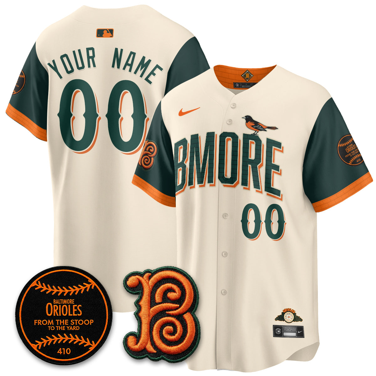 Baltimore Orioles 2026 City Connect Vapor Premier Limited Custom Jersey - Stitched-Cuztomshoes