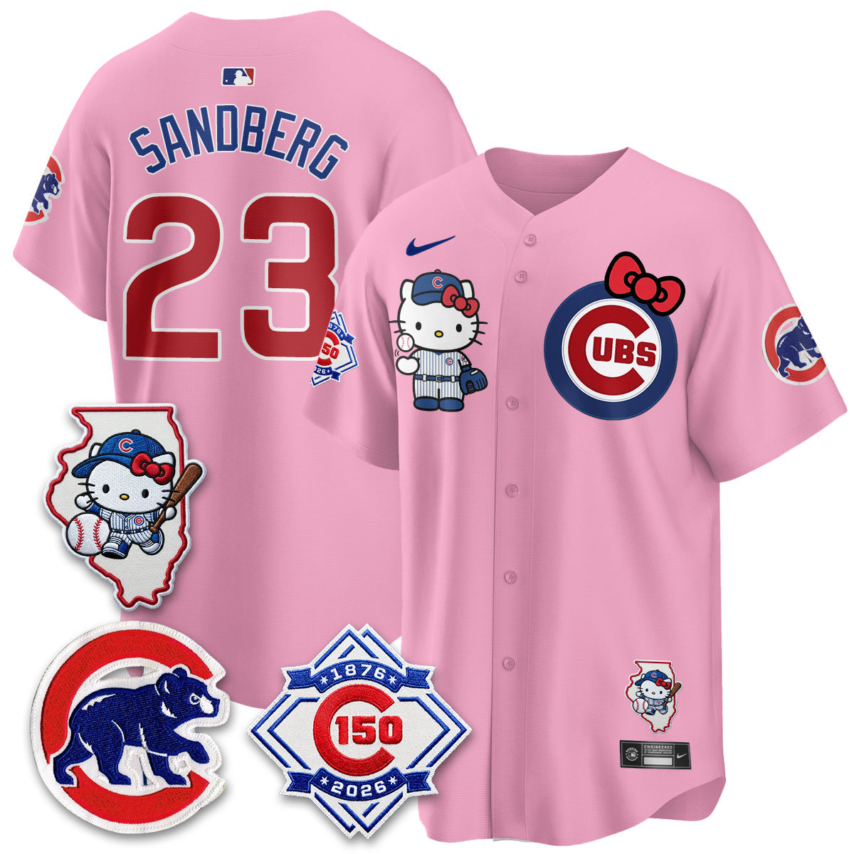 Chicago Cubs x Meow KT Vapor Premier Limited Jersey - Stitched V2