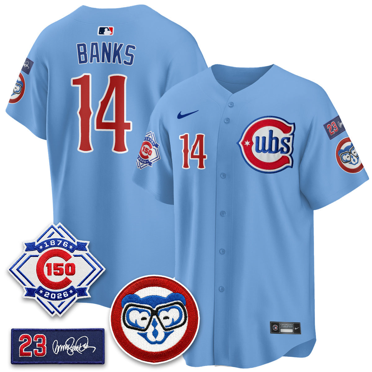 Chicago Cubs 150th Anniversary Holy Cow Vapor Premier Limited Jersey - Stitched