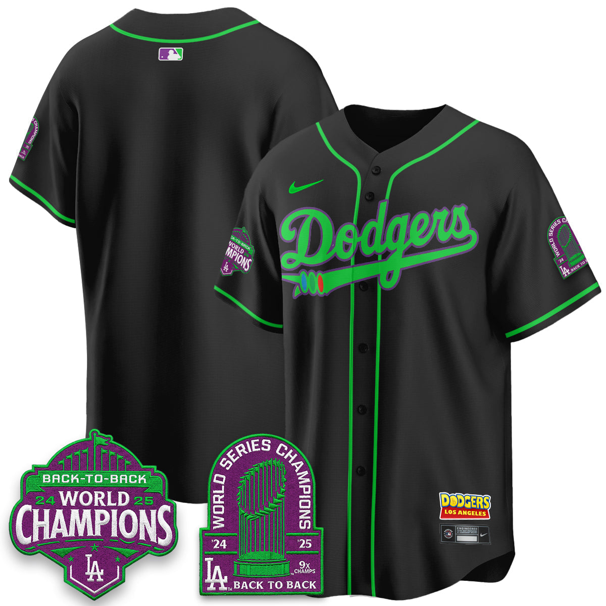 Los Angeles Dodgers 2026 Space Ranger Vapor Limited Jersey - Stitched-Cuztomshoes