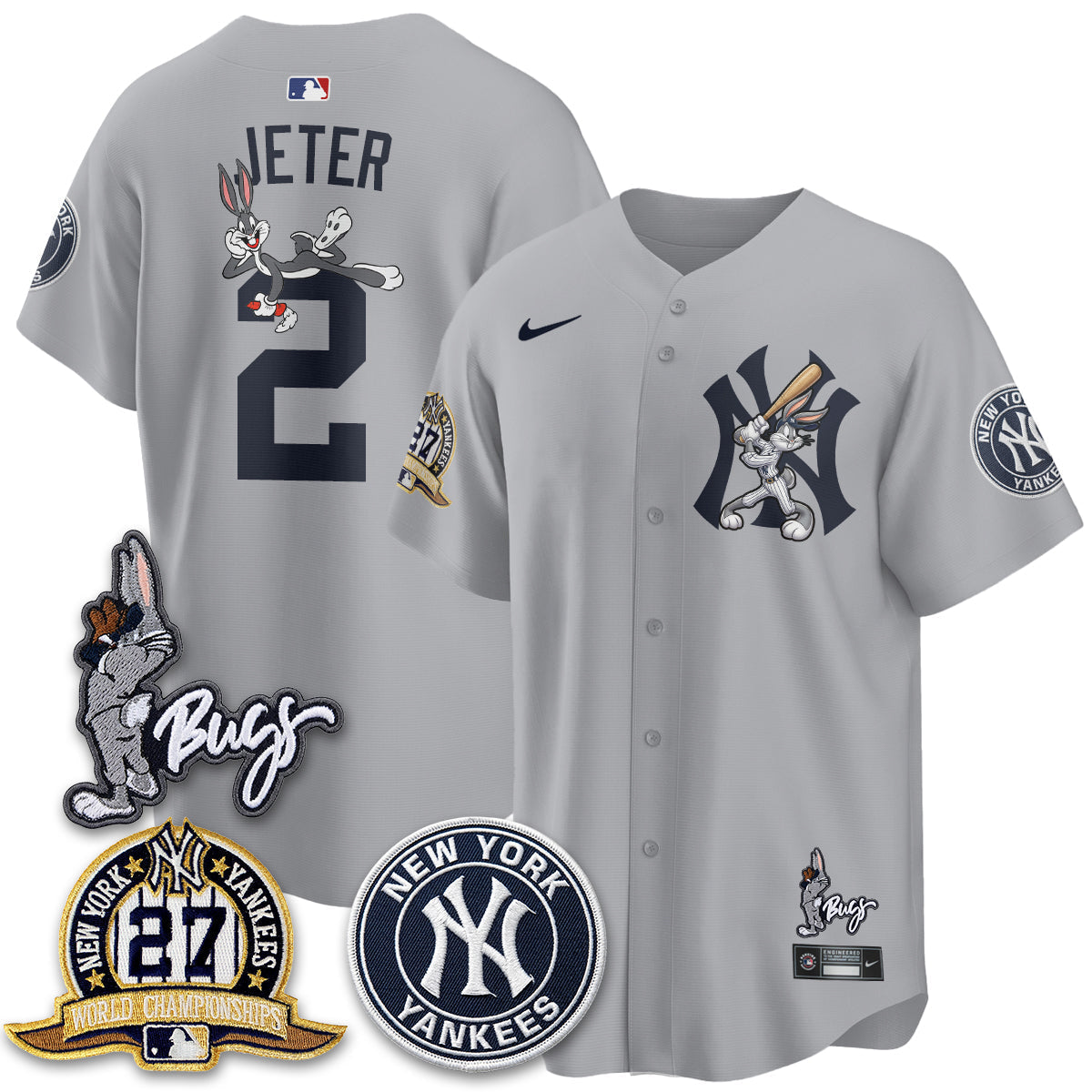 New York Yankees Bunny Vapor Limited Jersey - Stitched