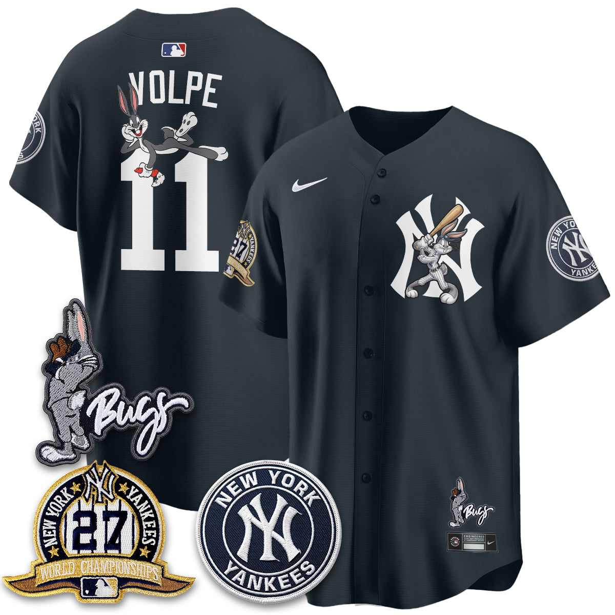 New York Yankees Bunny Vapor Limited Jersey - Stitched