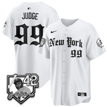 New York Yankees 2026 Jackie Robinson Day Gothic Vapor Limited Jersey - Stitched