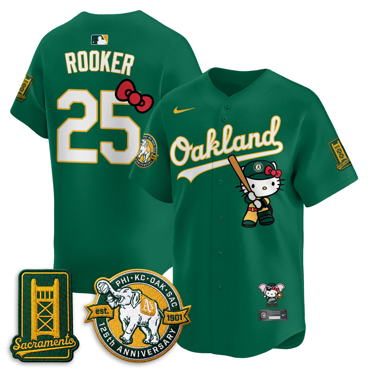 Athletics x Meow KT 2026 Vapor Limited Jersey - Stitched