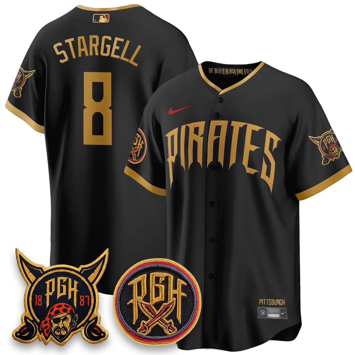 Pittsburgh Pirates 2026 City Connect Vapor Premier Limited Jersey - Stitched