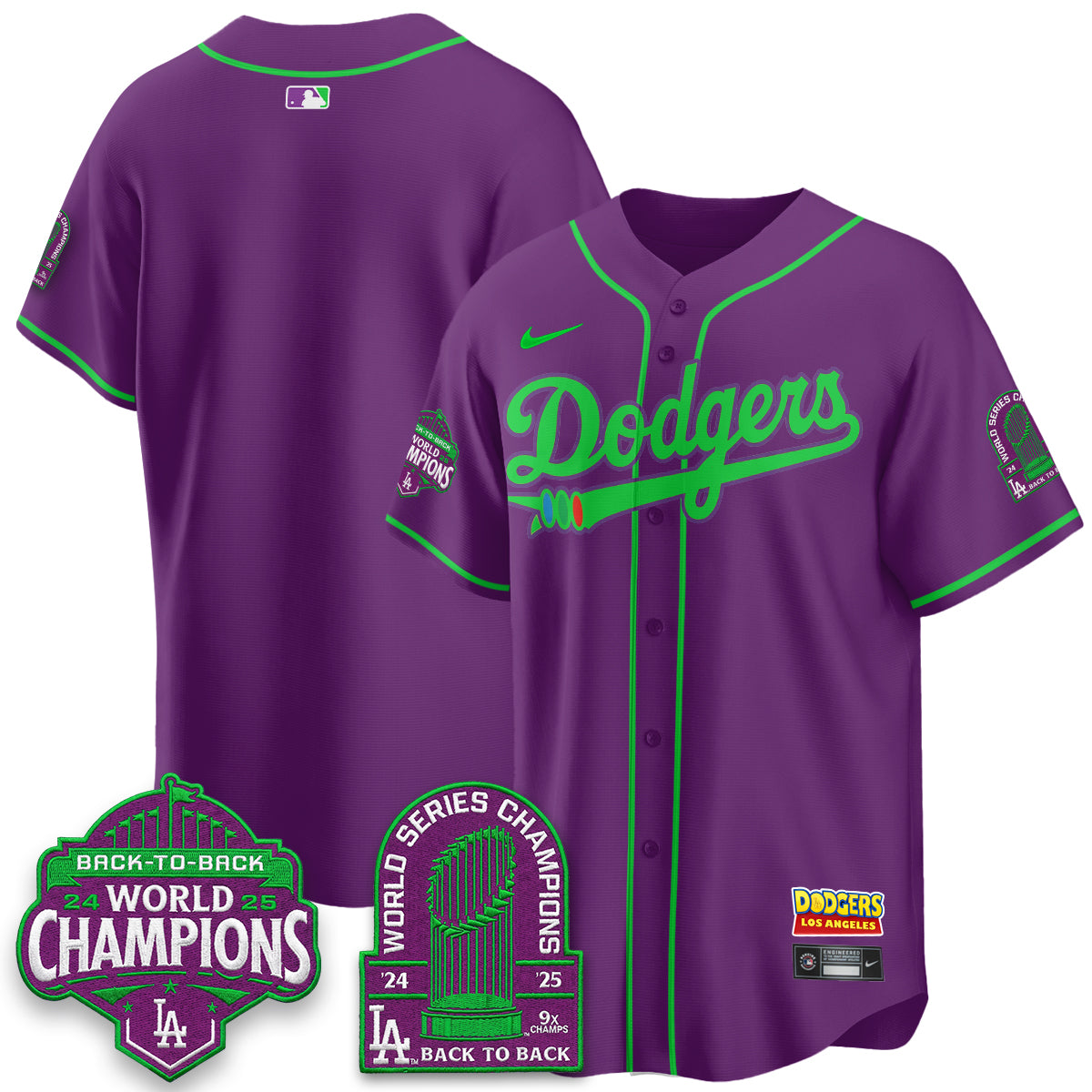 Los Angeles Dodgers 2026 Space Ranger Vapor Limited Jersey - Stitched-Cuztomshoes