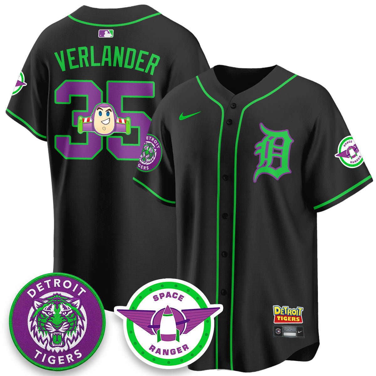 Detroit Tigers 2026 Space Ranger Edition Vapor Limited Jersey - Stitched
