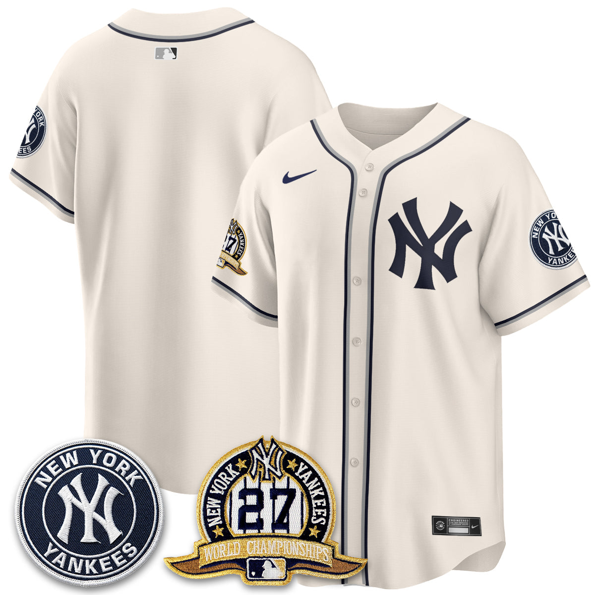 New York Yankees 2026 Black Out Style Vapor Limited Jersey - Stitched