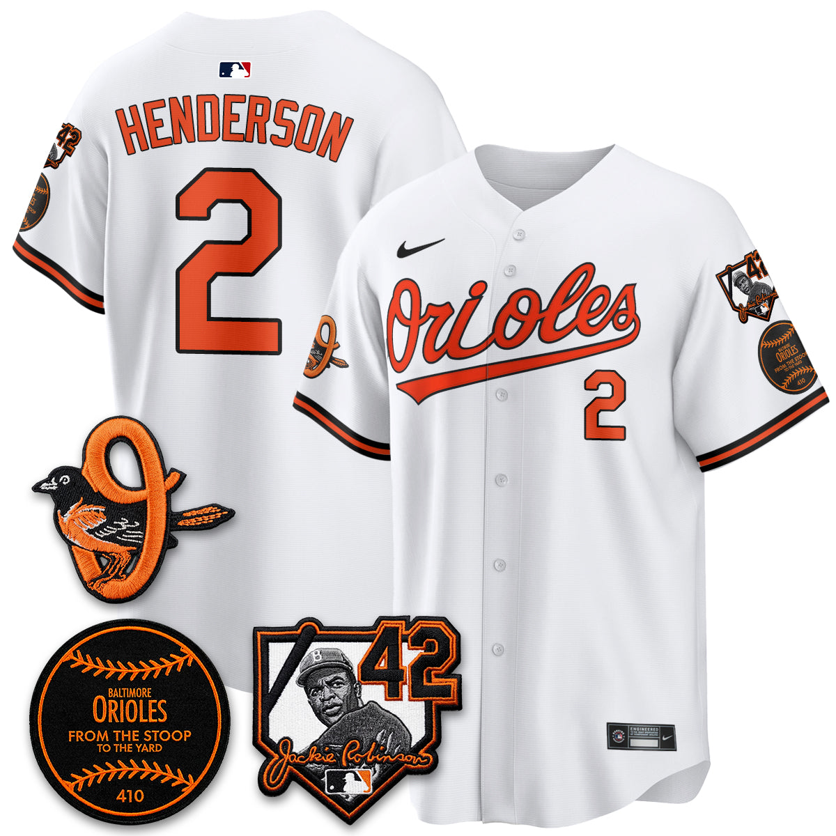 Baltimore Orioles 2026 Jackie Robinson Day Vapor Limited Jersey - Stitched-Cuztomshoes