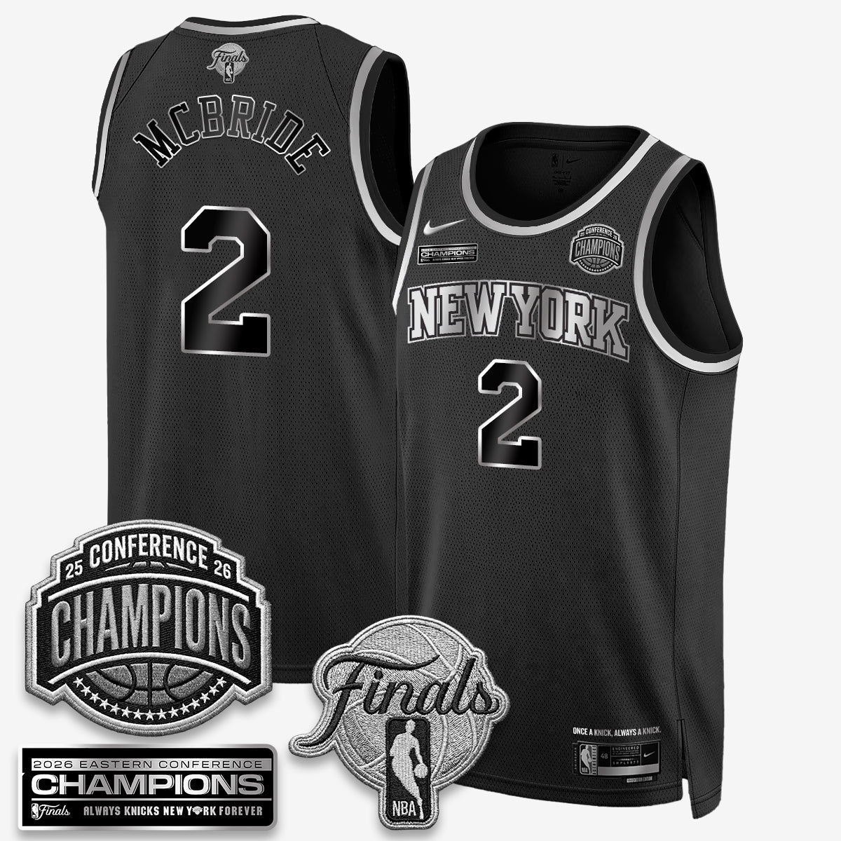 New York Knicks 2026 Basketball Eastern Conference Champions Vapor Special Edition Jersey - Stitched-Cuztomshoes
