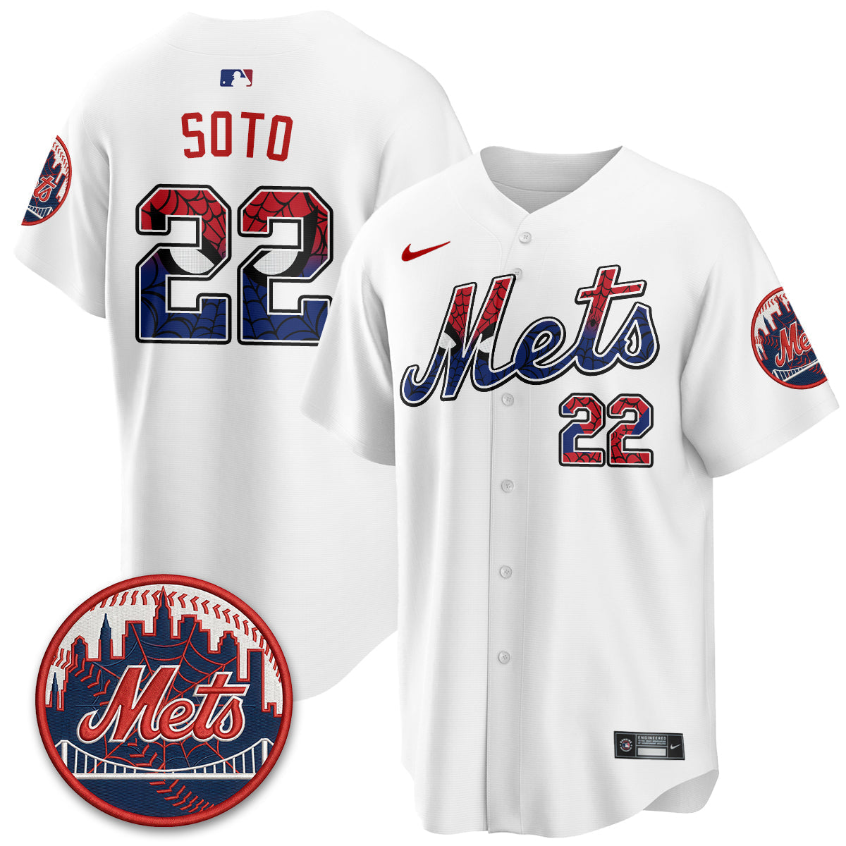 New York Mets x Web-Head Vapor Premier Limited Jersey - Stitched V2
