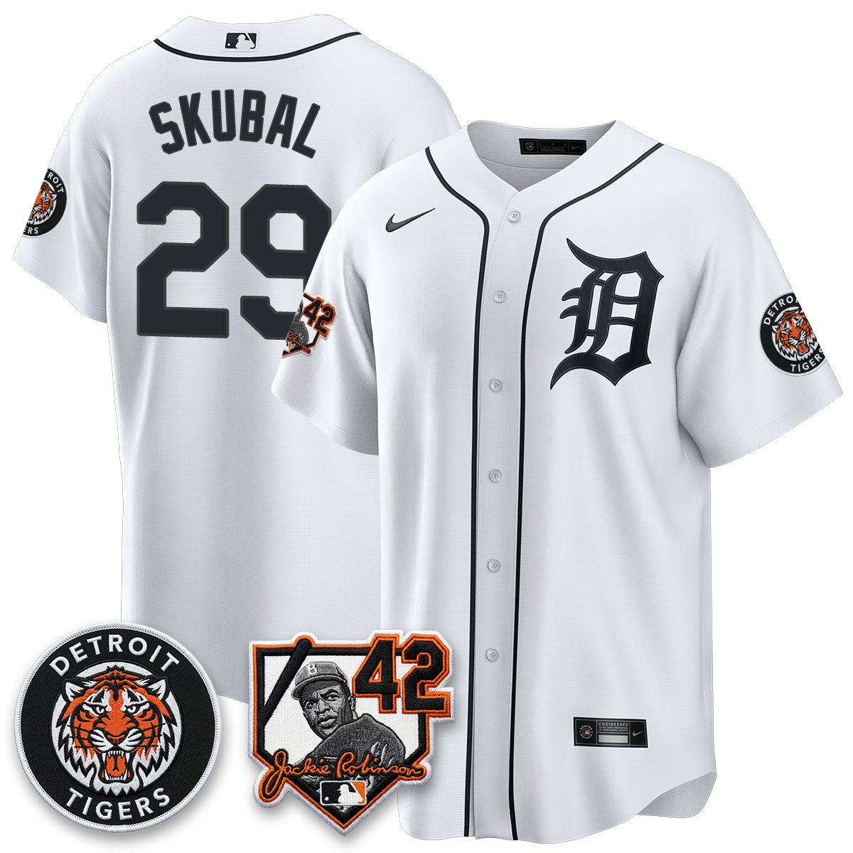 Detroit Tigers 2026 Jackie Robinson Day Vapor Limited Jersey - Stitched