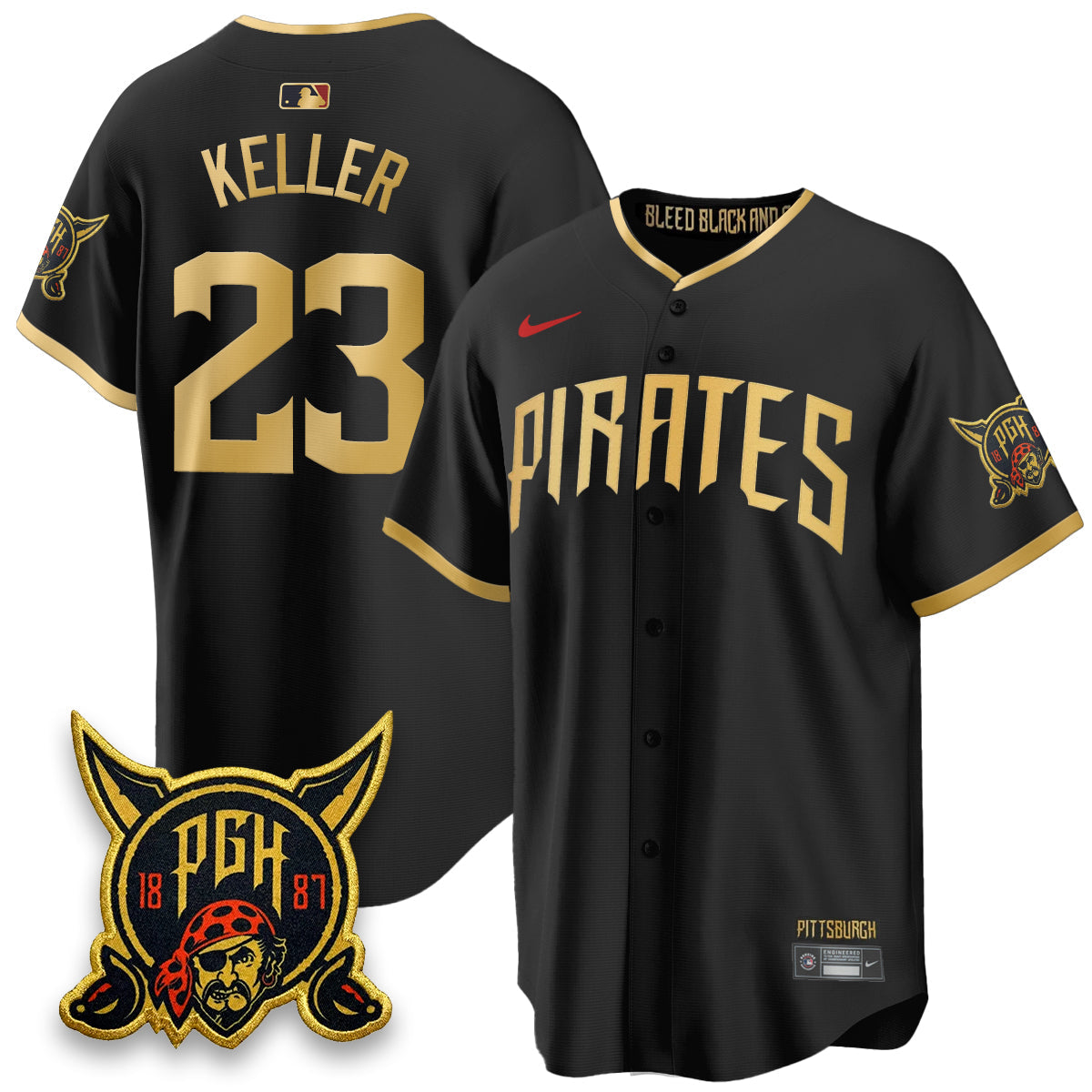 Pittsburgh Pirates 2026 City Connect Vapor Limited Jersey - Stitched