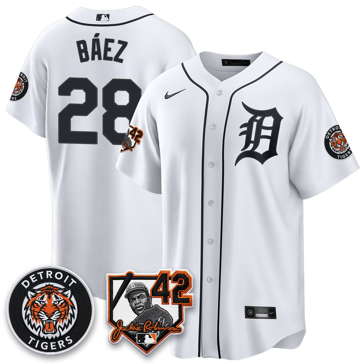 Detroit Tigers 2026 Jackie Robinson Day Vapor Limited Jersey - Stitched