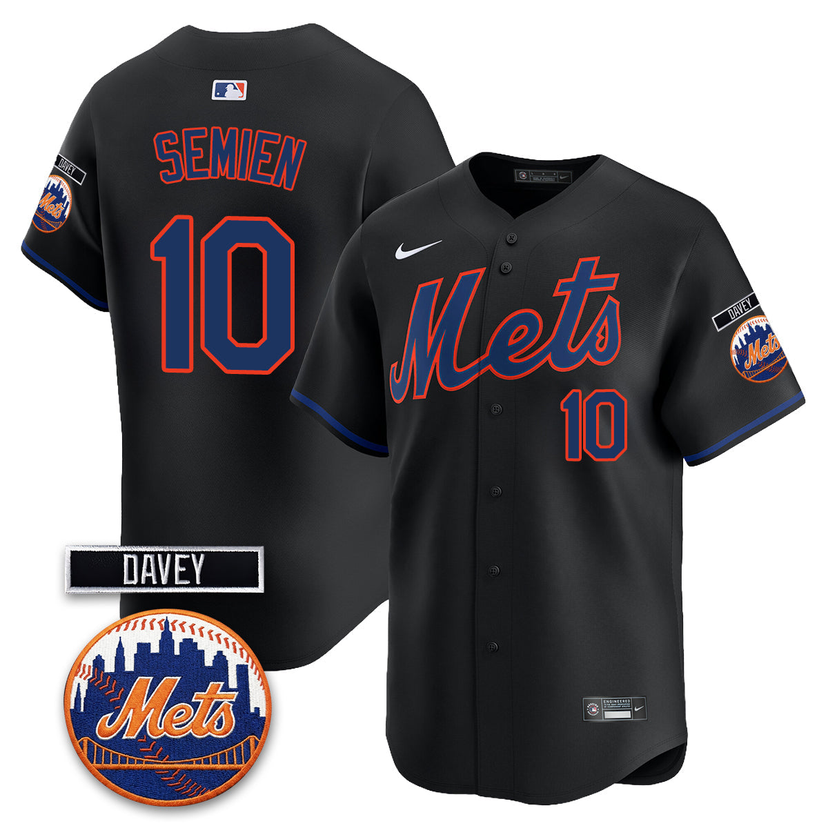 New York Mets 2026 Davey Johnson Memorial Vapor Limited Jersey - Stitched