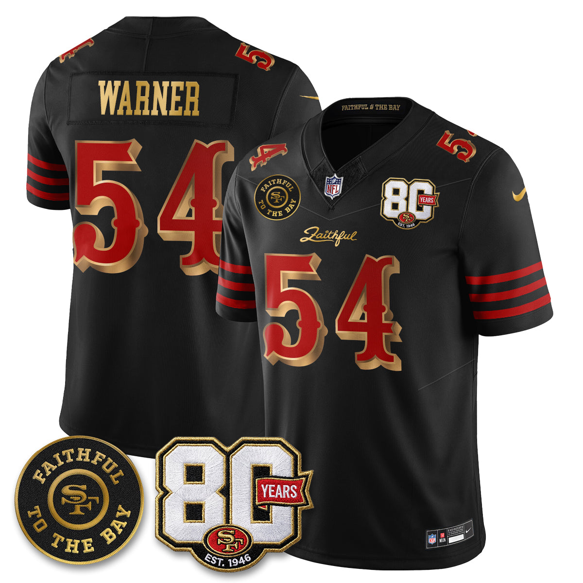 San Francisco Giants “Rivalries” Vapor Limited Jersey - Faithful To The Bay Patch - Stitched