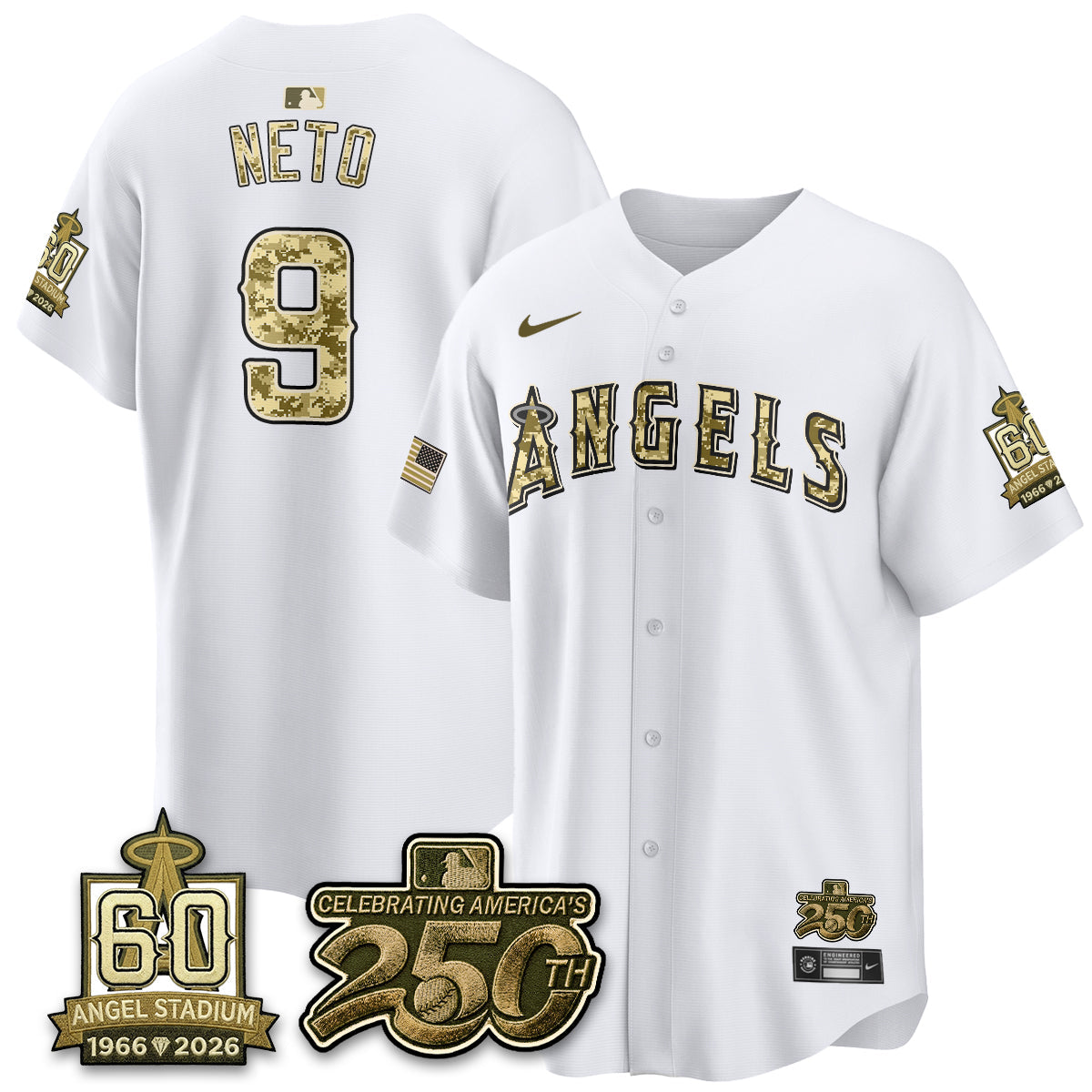 Los Angeles Angels Salute to Service 2026 Vapor Limited Jersey - Stitched-Cuztomshoes