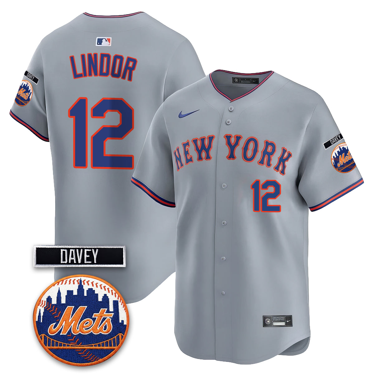 New York Mets 2026 Davey Johnson Memorial Vapor Limited Jersey - Stitched