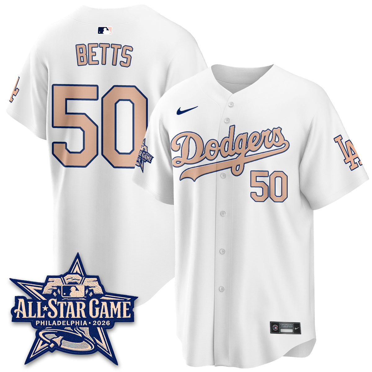 Los Angeles Dodgers All Star Game 2026 Vapor Jersey - Stitched-Cuztomshoes